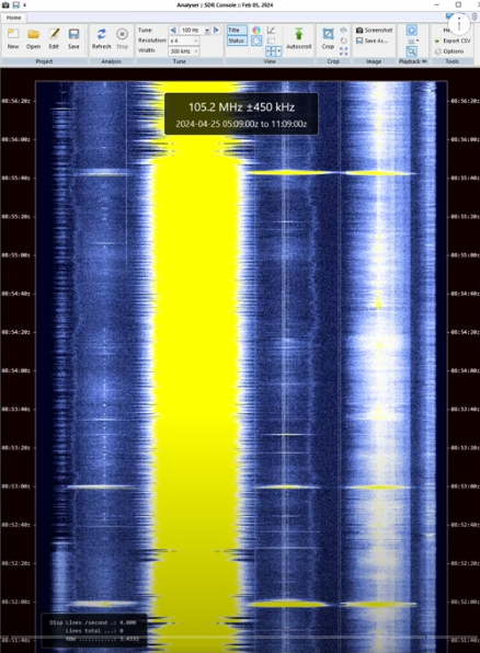 SDR Console - Data Analyzer for Meteor Scatter